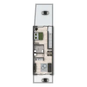  Appartement Sunny 45m2 Penthouse With Balcony And Terrace - R65c
